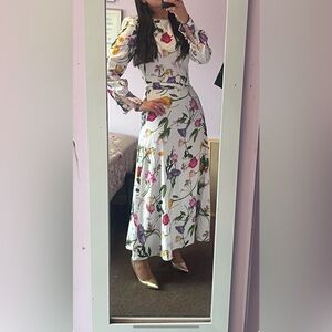 Ted Baker
Marggoh Floral Print Maxi Dress 
NEVER WORN